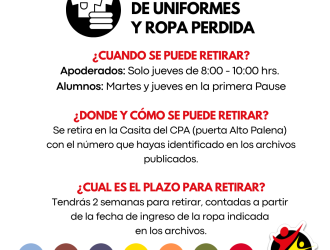 Recuperación Uniformes y Ropa perdidos