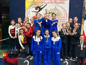 Gran Participación de Delegación del Colegio Alemán de Santiago en XIV Campeonato Nacional de Gimnasia Artística